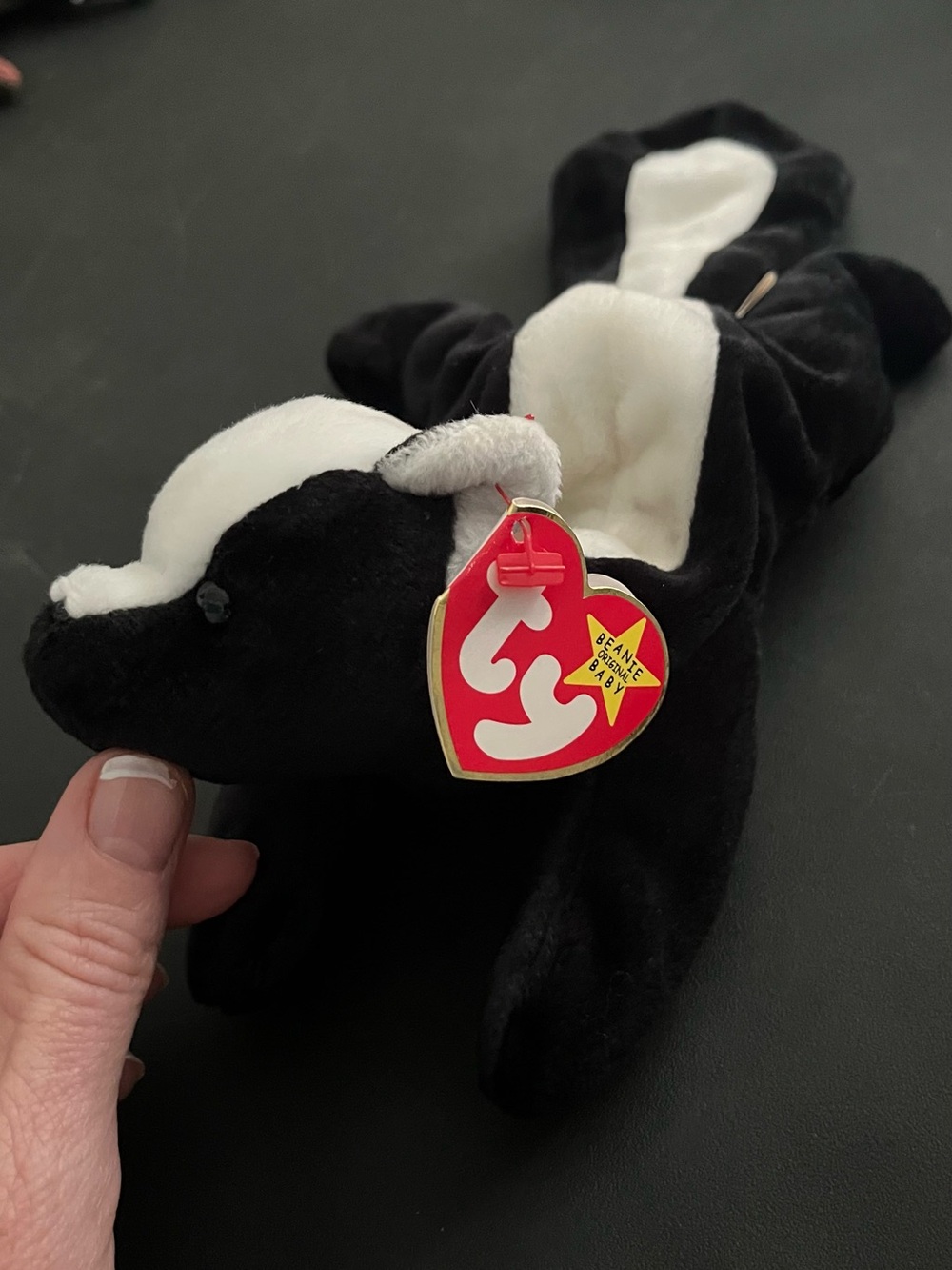 Ty Beanie Baby Stinky Skunk